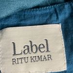 • Label Ritu Kumar Green Blue 3D
Floral Embroidered Viscose Maxi
Dress
S Photo 7