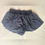 Luogongzi 2 in 1 Flowy Running Shorts Womens Black Training Gym Small Photo 3