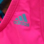 Adidas 💕 SWIMWEAR💕 Crossback Bikini TOP Neon Pink Photo 5