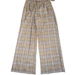 A New Day  Plaid Belted High Waisted Wide Leg Trouser Pants Photo 2