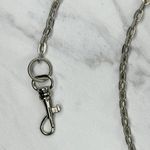Silver Tone Oval Link Chain Purse Strap 46" Crossbody Bag Replacement ✨ Photo 1