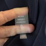 Calvin Klein NEW Size 12 Navy Blue Scuba Sheath Dress Faux Belt Office Career Photo 5