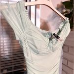 Windsor  Barbie Doll Xs Small Mint Green Pastel Tulle Scrunched Bodycon Dress Photo 5