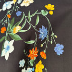 NWT Cara Cara Davis dress in black pressed flower Size 00 Photo 8