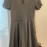 FP Beach  Black and Cream Striped Dress Photo 0