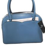Kate Spade  NWT medium dome satchel saffiano leather baltic sea blue color purse Photo 3