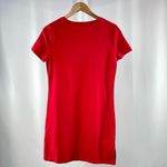 Tommy Hilfiger Short Sleeve Tee Shirt Dress in Red Size Small Photo 4