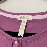 Matilda Jane Pink Mauve Long Sleeve Crop Top Ruched Cotton Spandex~ Size XS Photo 4