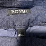 Roz & Ali  Pants Womens Sz 8 Navy Blue Pull-On Stretch Studded Slash Ankle Casual Photo 1