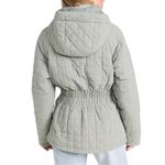 Free People Movement All Prepped Ski Jacket Quilted Greyed Olive Sz M Photo 2