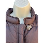 J.Crew  Women's Large Brown  80% Down Fill‎ Insulated Pockets  Puffer Vest Photo 3