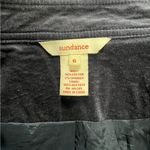 Sundance  Women’s Size 6 Navy Blue Velvet Military Jacket Snap Button Coat Gray Photo 7