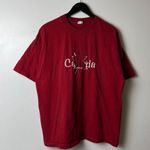Canada Montreal T Shirt Vintage Y2K Red Large L Embroidered Tee Photo 7