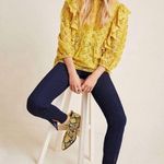 Anthropologie Pilcro & The Letterpress Dark Blue Slit Front Jeans Photo 0