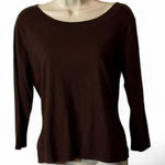 Kathie Lee Collection Vintage  Brown Lightweight Sweater Photo 0