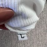 Hazel Boutique White Longsleeve Crop Top Photo 1