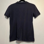 Carolina Herrera  CH Logo Polo Shirt Short Sleeve Blue Red Button Classic M Photo 3