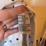 Dress Barn Vintage 90’s Polka Dot Maxi Dress Black White Sz 12 Photo 3