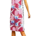 Farm Rio ADIDAS x ‎ COLLAB PINEAPPLE POLKA DOTS ATHLEISURE TANK DRESS Size Small Photo 0