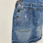 Hot Topic  Distressed Denim Skirt Overall Jumper Skirtall Size Small NWT Photo 5