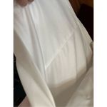 ZARA  sexy white long dress size medium stretch with cutout on the back Photo 4