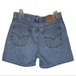 Levi's Vintage Faded Medium Blue Denim Shorts High Rise Red Tag Photo 1