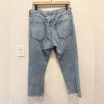 AGOLDE  Riley Jeans size 30 High Rise Cropped Raw Hem‎ Photo 3