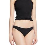 Tory Burch Black Smocked Bikini Top Photo 0