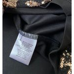 Windsor Black & Gold Bodycon Open Back Party Dress Size Medium NWT | 48-6 Photo 5