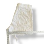 ZARA High-Rise Distressed Mom Denim Shorts Womens Size 8 White Streetwear Photo 4