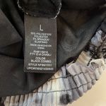 Nicole Miller  mesh blouse.  Size Large.  Gathered elastic waist band. Photo 4