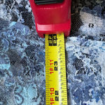 Papa Vancouver Blues White Lace /Sheer V Neck Floral Design Blouse Sz XL Blue Photo 10