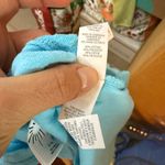 Aerie Offline by  Aqua Blue Terrycloth Smiley Face Cropped Tee Photo 6