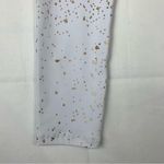 Zyia  Active women's size 6 / 8 Stay Gold light n tight white splatter Lulu gym Photo 8