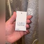 Croft & Barrow  Zip Front Lounge Sleep Dress Gray Floral Size L NWT Photo 6