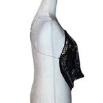 Jaded London  Sequin Asteria Top in Black and Grey 0 XS New Womens Backless Crop Photo 8