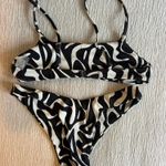 Aurelle Swim Black And White Marti Bikini Set Photo 5