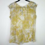 Skye’s the Limit Floral Drop Waist Sheer Floral Blouse Top Shirt Size 8 Womens White Photo 1