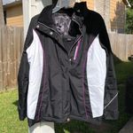 ZeroXposur Hooded Black & White Ski Jacket M Photo 0