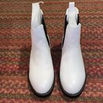 MIA NEW  CHELSEA WHITE MALTA VEGAN LEATHER SLIP ON BOOTS Photo 1