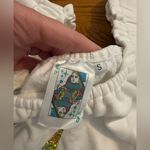 QUEEN OF SPARKLES Icon Flutter Top Sequin Size Small White Photo 3