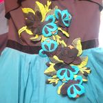 Betsey Johnson dress w petticoat ( unworn) vintage 80’s 90’s vintage Blue Size XS Photo 11