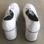 Plats White Platform Lace Up Shoes Go Photo 6