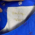 Lilly Pulitzer Bay Dress in Blue Grotto Squeeze The Juice Engineered Dress Sz.S Photo 5