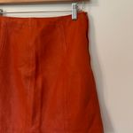 Versace Vintage 100% Leather Gianni Mini Skirt Photo 1