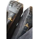 Prada Platform Black Suede Pull On Block Heel Booties Size EU 36 Photo 11