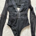 SheIn Black Lace Bodysuit Photo 0