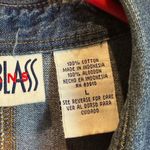 Bill Blass Vintage  Denim Dress Size Large  Sleeveless Button Front Jean Photo 2