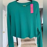 Lilly Pulitzer luxletic evergreen emerie active tee UPF 50+ long sleeve large Photo 2
