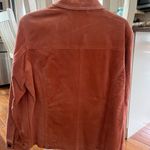 Chico's Vintage 100% Leather Lined Suede Jacket - Peach Coral Photo 4